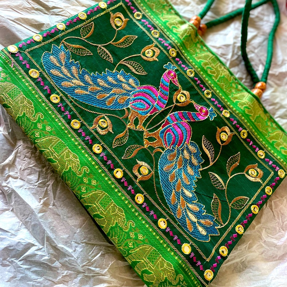 Green Goddess handcrafted Tote Bag